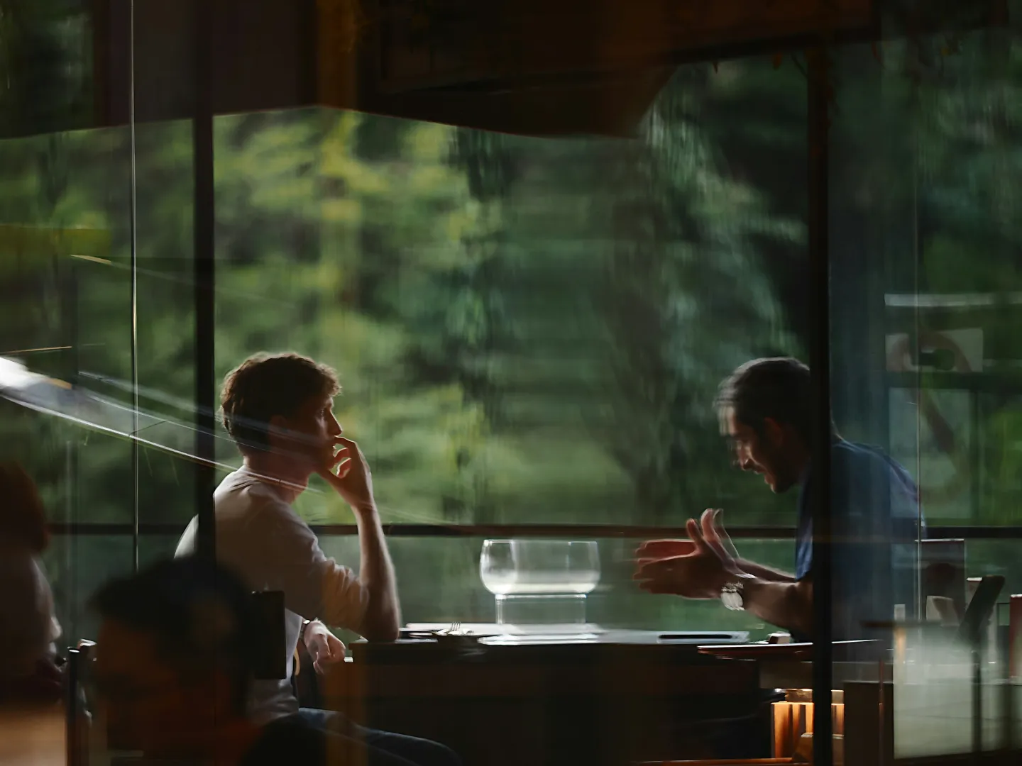 People in discussion